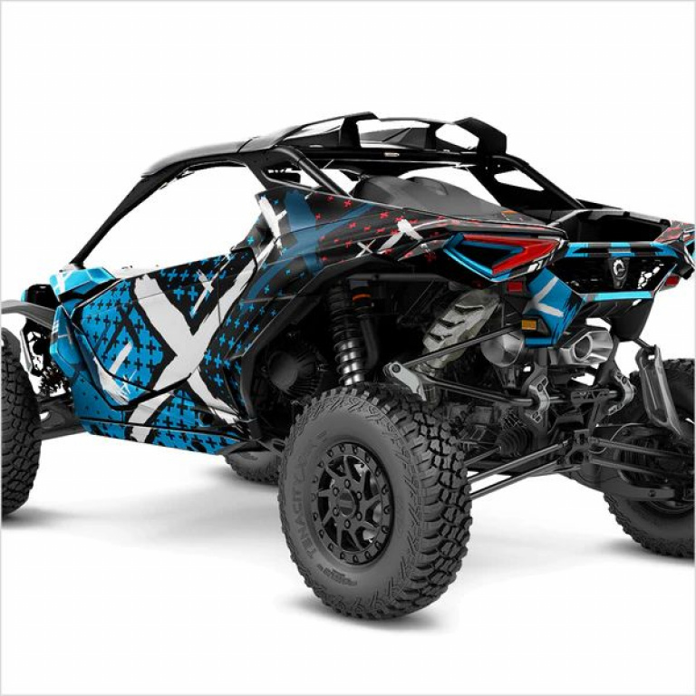 X-Design Blue XL Version for Can-Am Maverick R 2 Doors